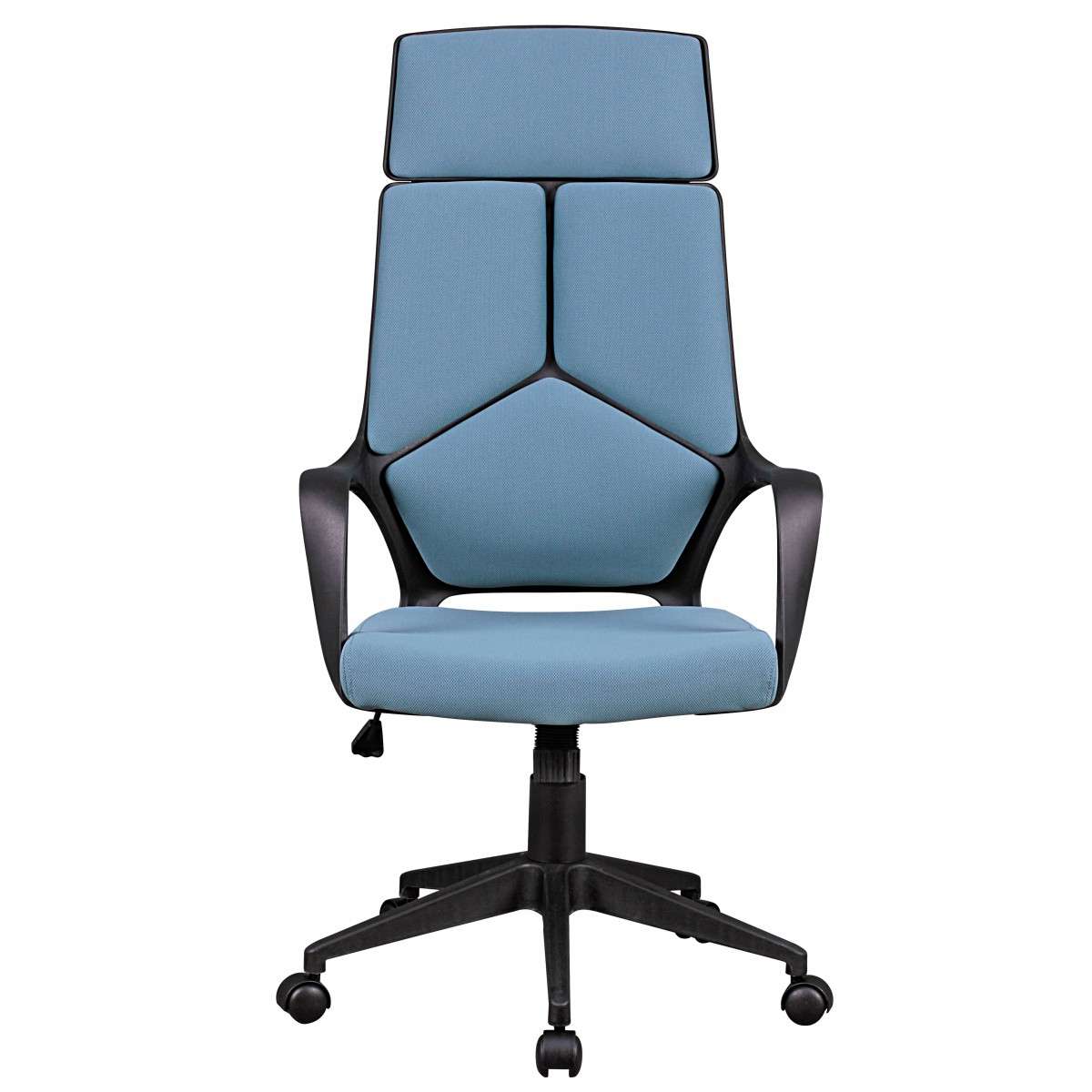 Bürostuhl Stoffbezug Blau Schreibtischstuhl Design online kaufen