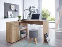 5 cm | Moderner Büro-Schreibtisch | Computer-Tisch Arbeitszimmer | Winkelschreibtisch Home Office