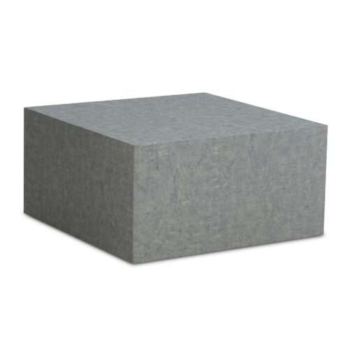 Couchtisch MONOBLOC 60x60x30 cm in Beton-Optik Grau