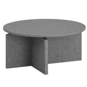 Couchtisch 70x70x33 cm Grau Sofatisch in Beton-Optik Modern