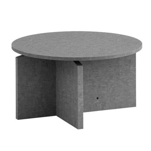 Couchtisch 60x60x33 cm Grau Sofatisch in Beton-Optik Modern Design Wohnzimmertisch – Bild 7