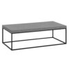 Couchtisch 120x60x38 cm Grau Sofatisch in Beton-Optik Modern Design Wohnzimmertisch